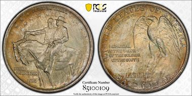 1925 50C Stone Mountain MS65