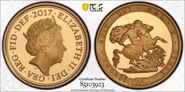 2017 £2 S-SD11 St. George PR70DCAM