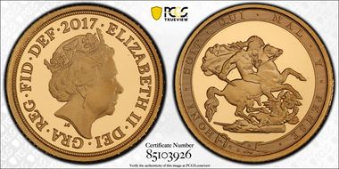 2017 1/4 Sov S-SA5 St. George PR70DCAM