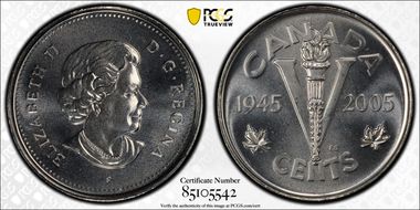 2005-P 5C VE Day MS67