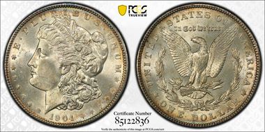 1904 $1 MS63+