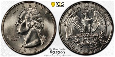 1995-D 25C MS67