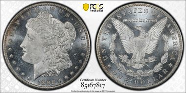 1892-CC $1 MS65+ PL