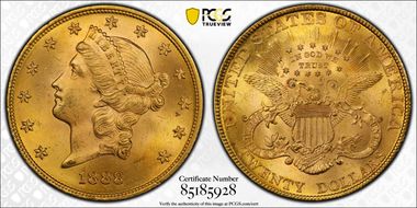 1888 $20 DDR FS-801 MS65