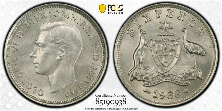 Cert 85190938 - Coin Image