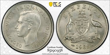 1938(m) 6D MS65