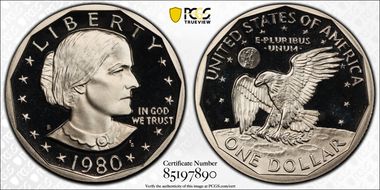 1980-S SBA$1 PR70DCAM