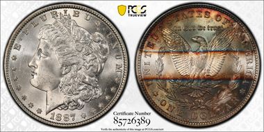 1887 $1 MS64