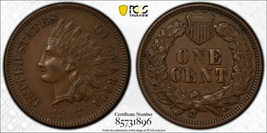 1867 1C AU50BN