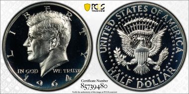 1964 50C DDO FS-103 Accented Hair PR65CAM