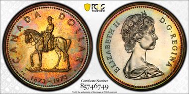 1973 S$1 R.C.M.P. Ag SP66