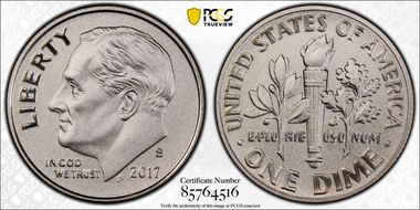 2017-S 10C Enhanced Unc Set FDI Denver ANA Wreath SP70FB