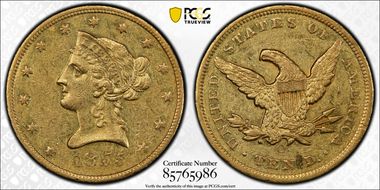 1855-O $10 AU53