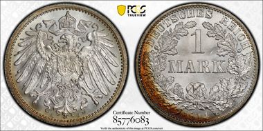 1914-A Mark J-17 Ag MS66+