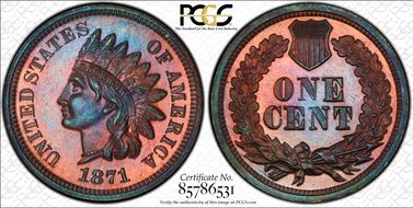 1871 1C PR66RB