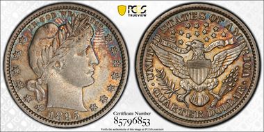 1895-O 25C AU55