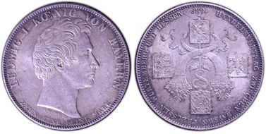 1829 Thaler KM-738 Commercial Treaty MS62