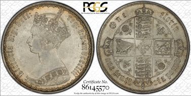1853 Florin S-3891 MS64