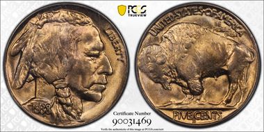 1938-D/S 5C Buffalo MS66