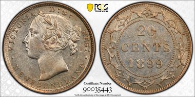 1899 20C Hooked 99 AU58