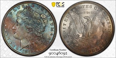 1882 $1 MS64