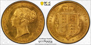 1847 1/2 Sov S-3859 MS64