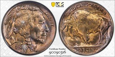 1938-D 5C Buffalo MS66