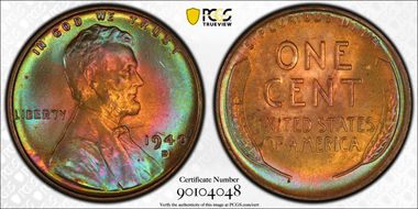 1940-D 1C MS66RB