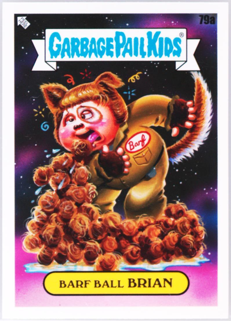2023 Topps Garbage Pail Kids Intergoolactic Mayhem #79a Barf Ball Brian front