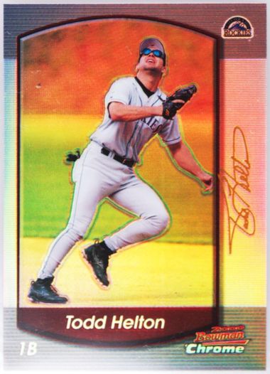 Auction Prices Realized Baseball Cards Bowman Chrome Todd Helton