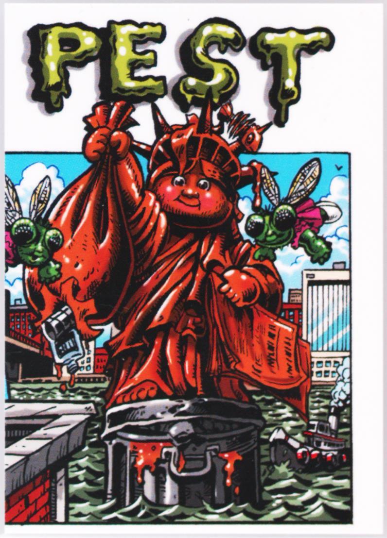 2022 Topps Garbage Pail Kids Nycc Promo Fye #3 Gpk Puzzle Card front