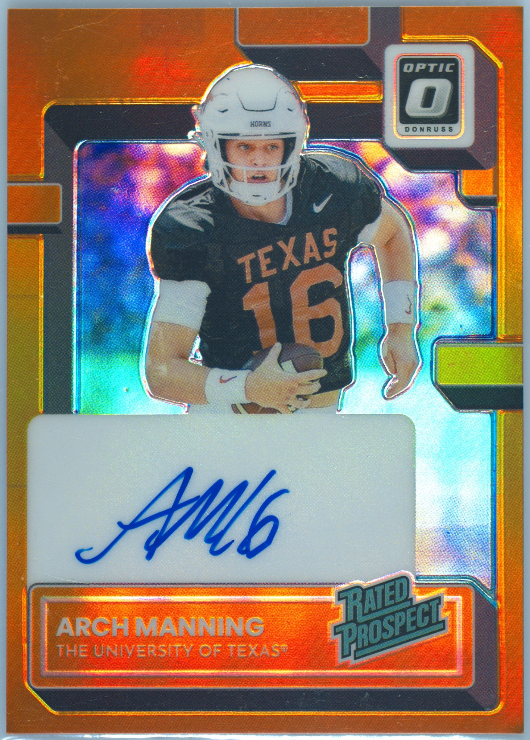 Arch Manning Donruss Optic Panini Prizm Auto PSA 9