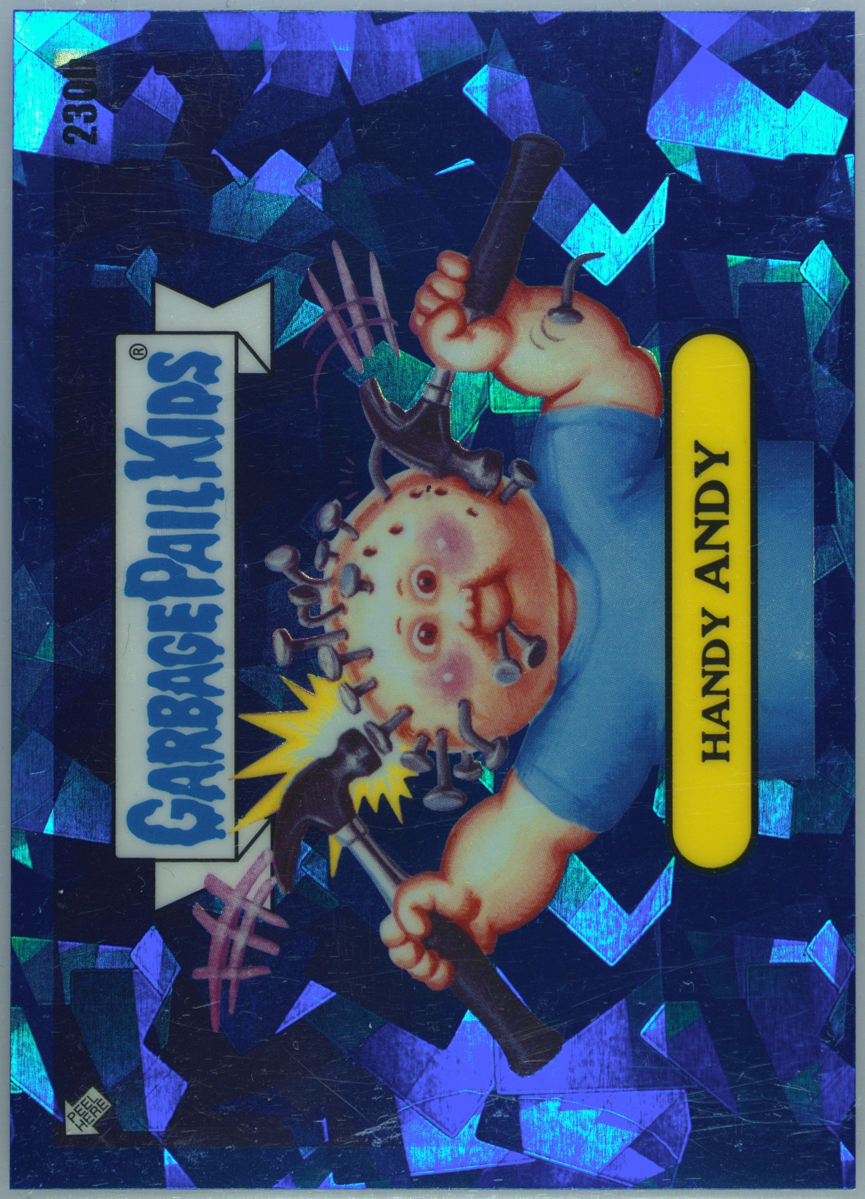 2023 Topps Garbage Pail Kids Sapphire Edition #230b Handy Andy front