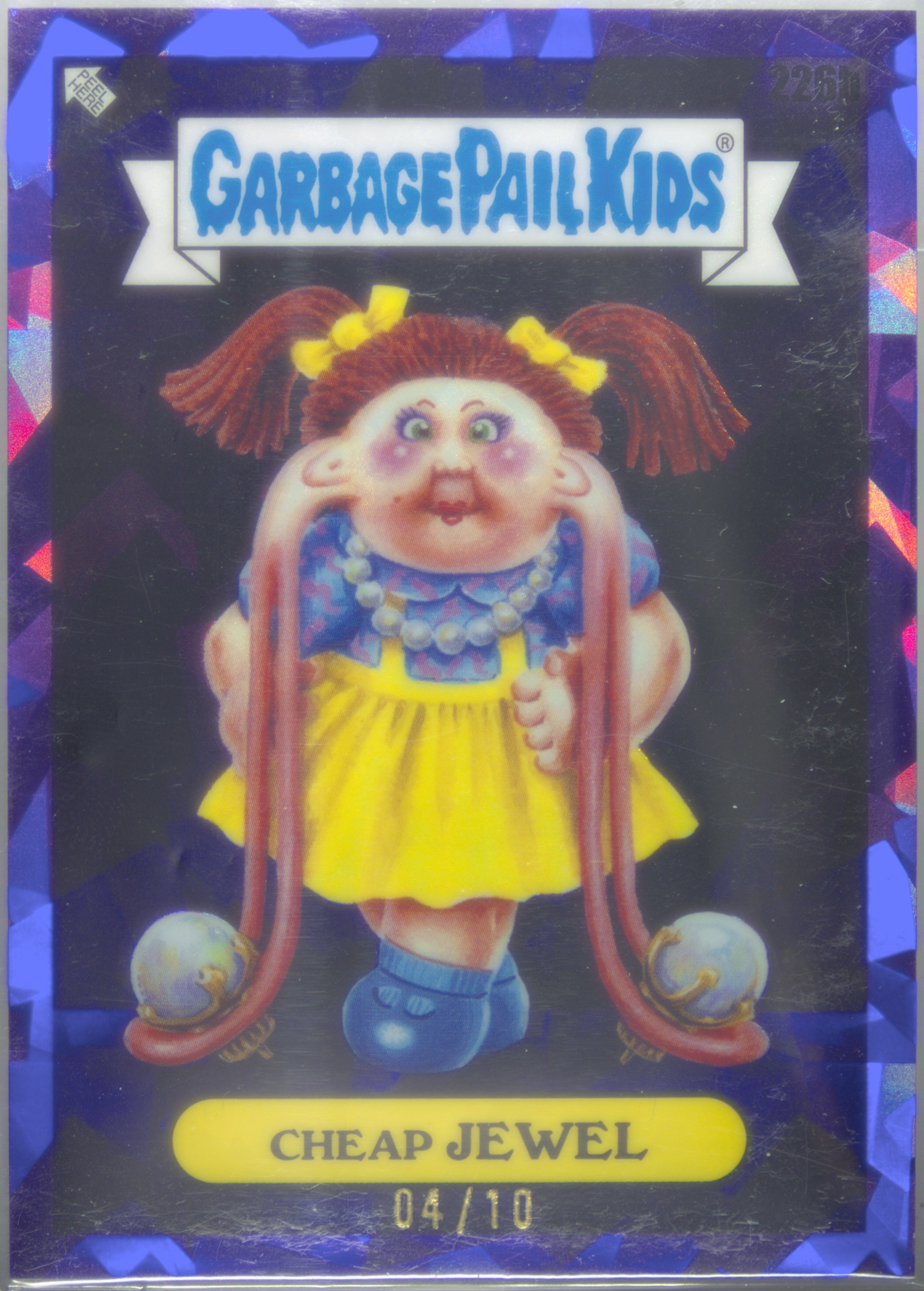 2023 Topps Garbage Pail Kids Sapphire Edition Purple #226b Cheap Jewel front