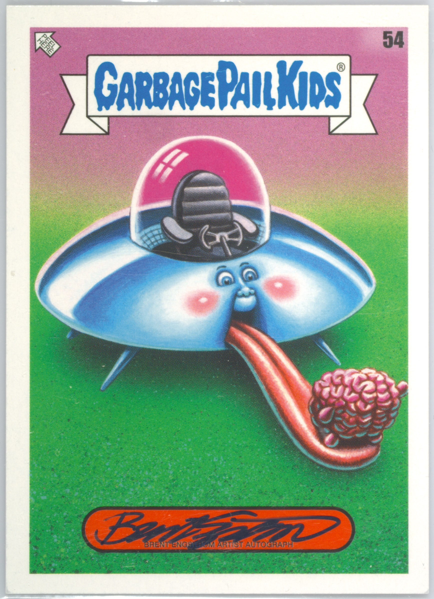 2020 Topps Garbage Pail Kids 35th Anniversary Artist Autograph #54 Brent Engstrom front