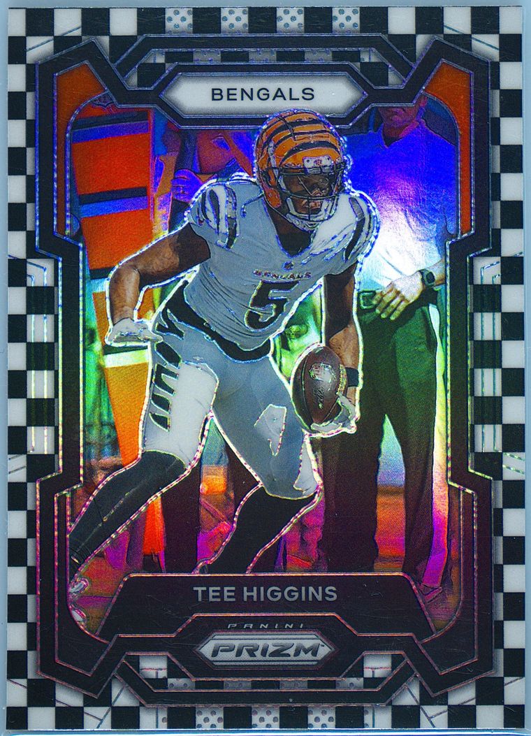 NFLカード Tee Higgins 世界1枚限定パッチカード含む3枚セット Spec Details