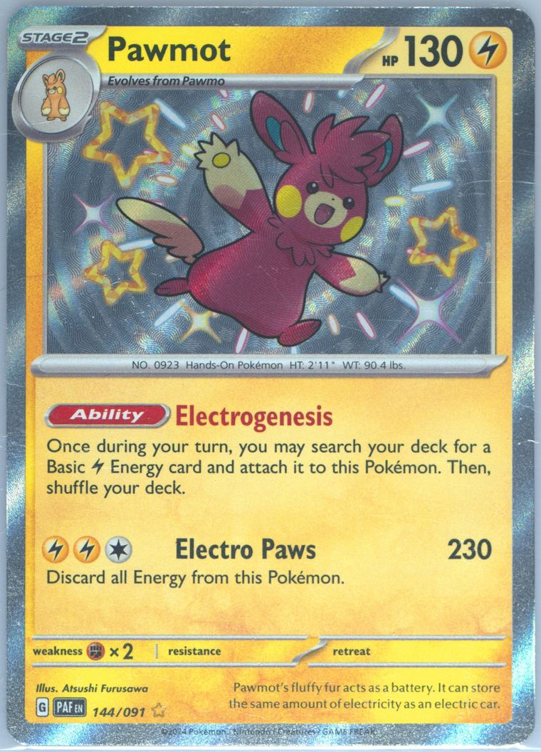 pawmo pokemon card Card Sleeves Pawmot, Pawmo and Pawmi Pokémon Card Game | Authentic Japanese Pokémon  TCG products main image 0