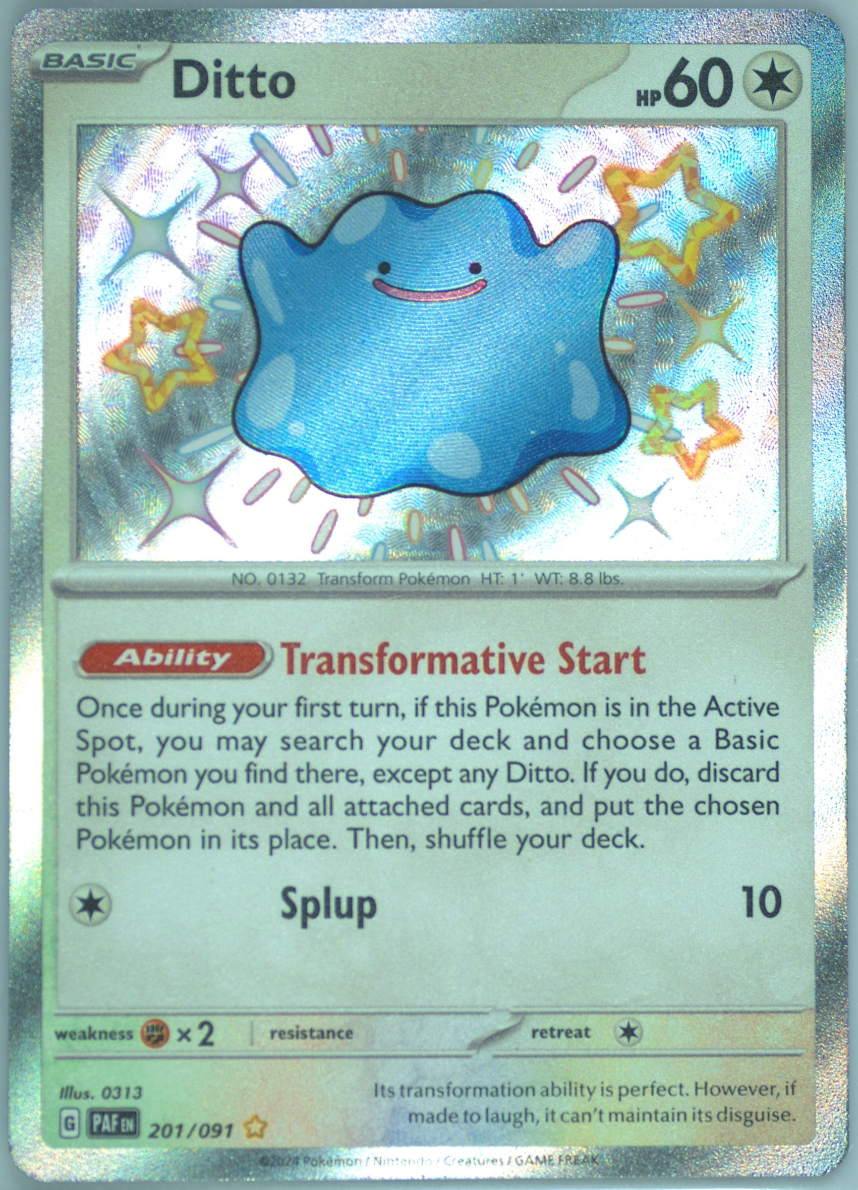 ditto card pokemon Destined Rivals: Team Rocket's Spidops Illustration Rare main image 1