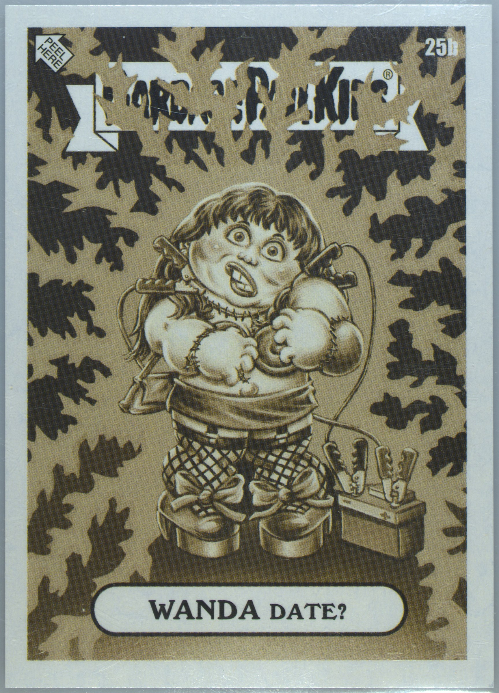 2023 Topps Garbage Pail Kids Oh The Horrible Sepia #25b Wanda Date? front