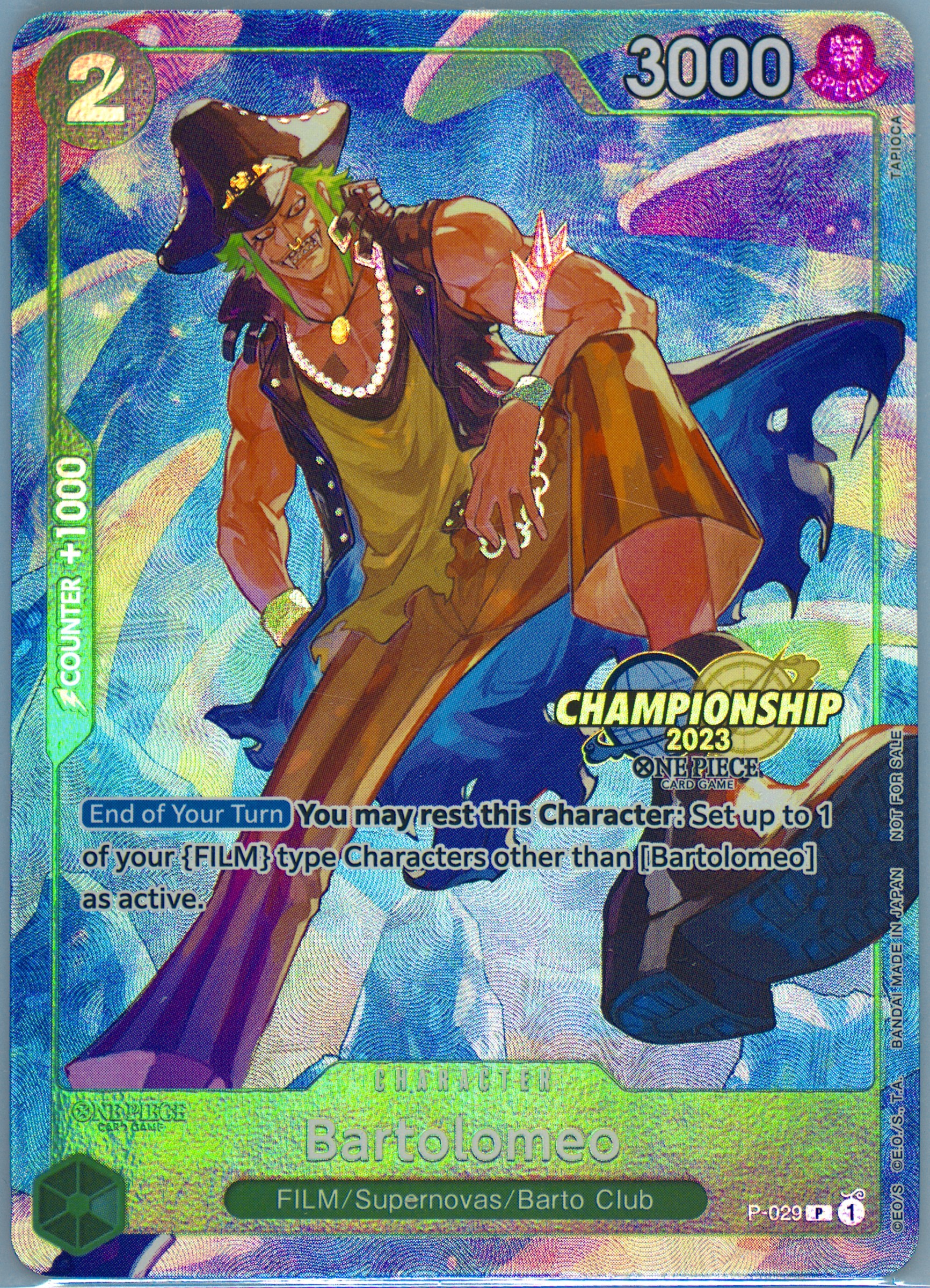 Ｂａｒｔｏｌｏｍｅｏ Ｐ Spec Details