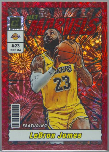 PANINI DONRUSS Lebron James やるせない MARVELS PSA