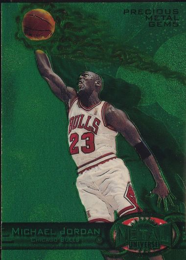 Michael Jordan Metal high quality Universe Card!