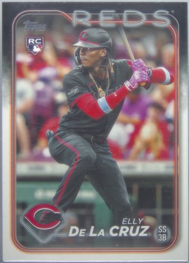 【貴重】_ＰSA9鑑定品_ELLY DE LA CRUZ_直筆オンカードサイン ELLY DE LA CRUZ PSA 10 2022 BOWMAN CHROME SPECKLE REFRACTOR