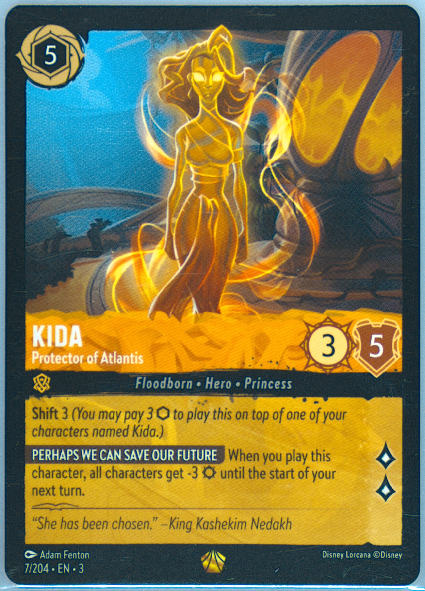lorcana kida card Amazon.com: Ultra Pro - Final Fantasy x Universes Beyond Terra, Herald of  Hope (Commander) 100+ Deck Box for Magic: The Gathering main image 0
