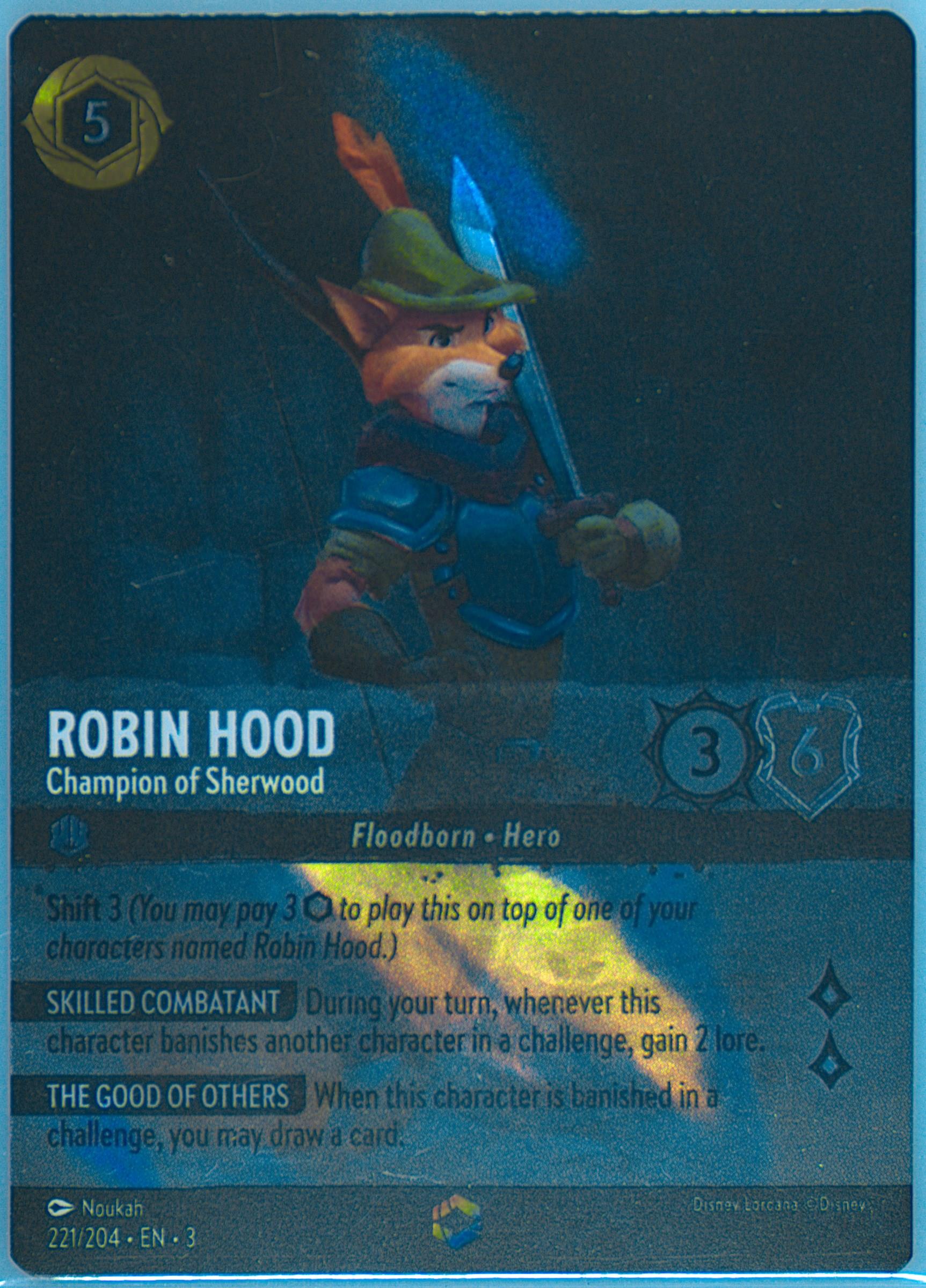 robin hood lorcana cards Robin Hood - Sharpshooter (Enchanted)