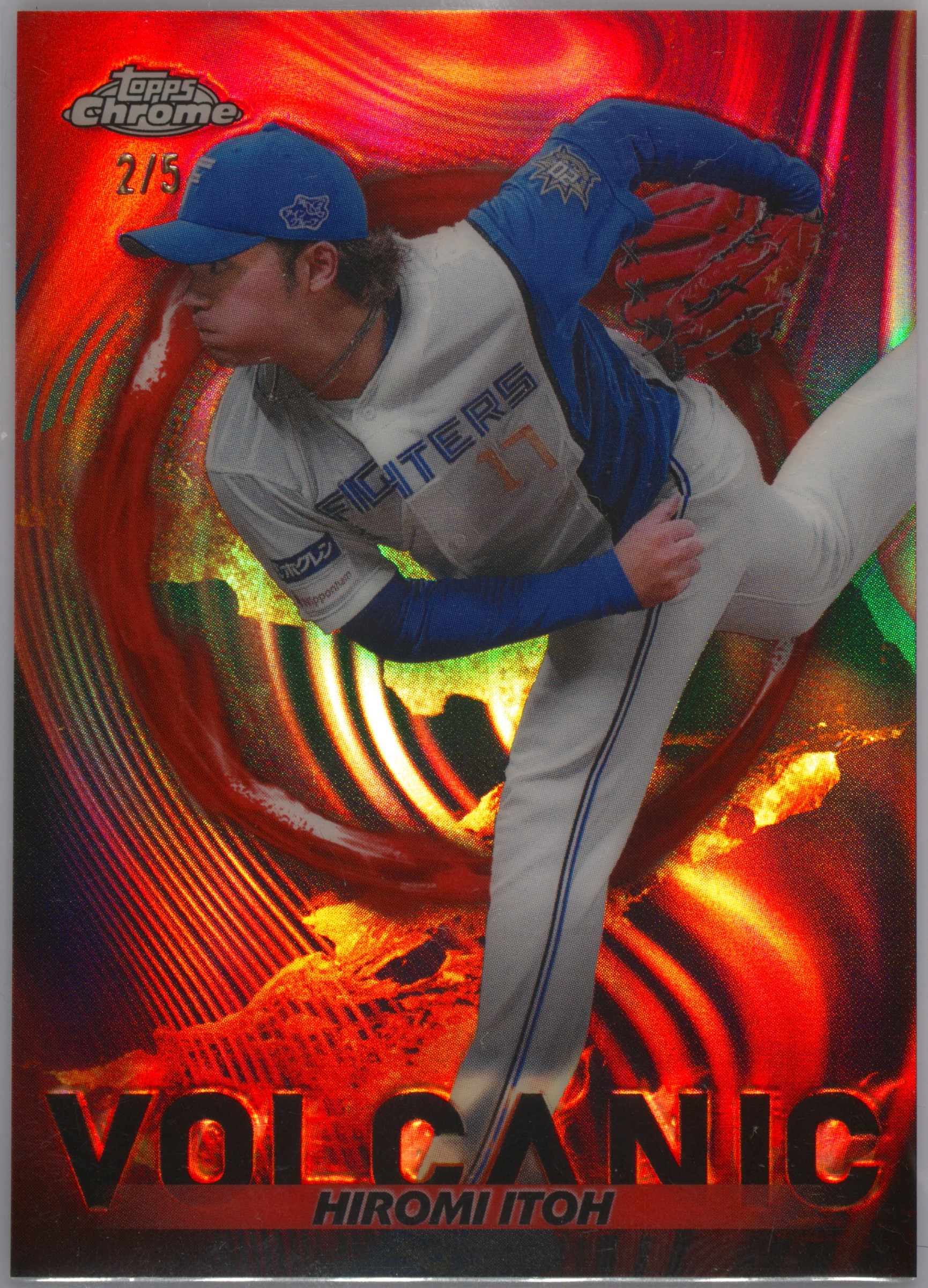 Topps Chrome 千葉ロッテマリーンズ 佐々木朗希 VOLCANIC 【公式 Topps Chrome 千葉ロッテマリーンズ 佐々木朗希 VOLCANIC 【公式