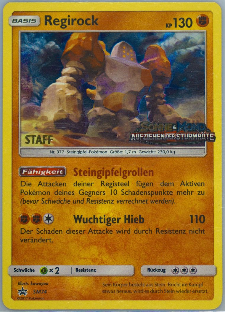 Regirock-Holo (SM Promos)