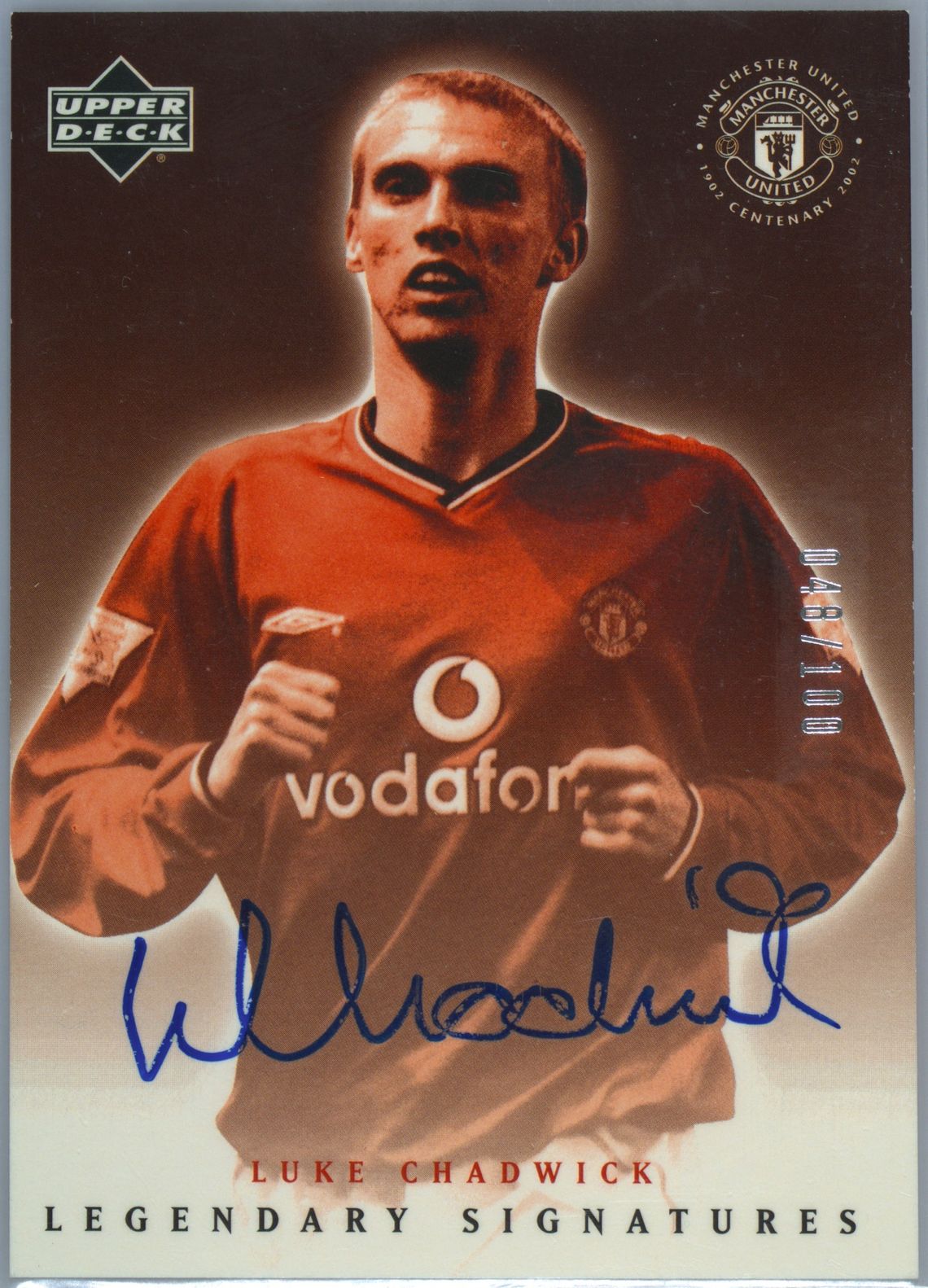 upper deck David Beckham auto playmaker signatures ベッカム 直筆