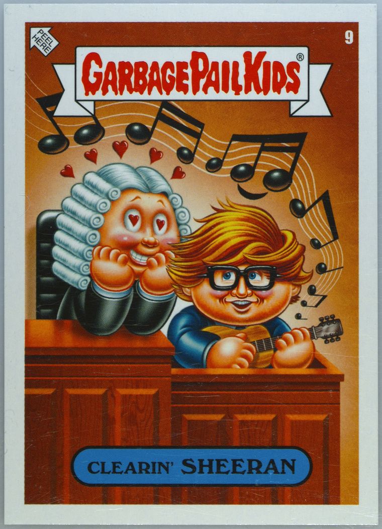 2023 Topps Garbage Pail Kids 2023 Was The Worst #9 Clearin' Sheeran front