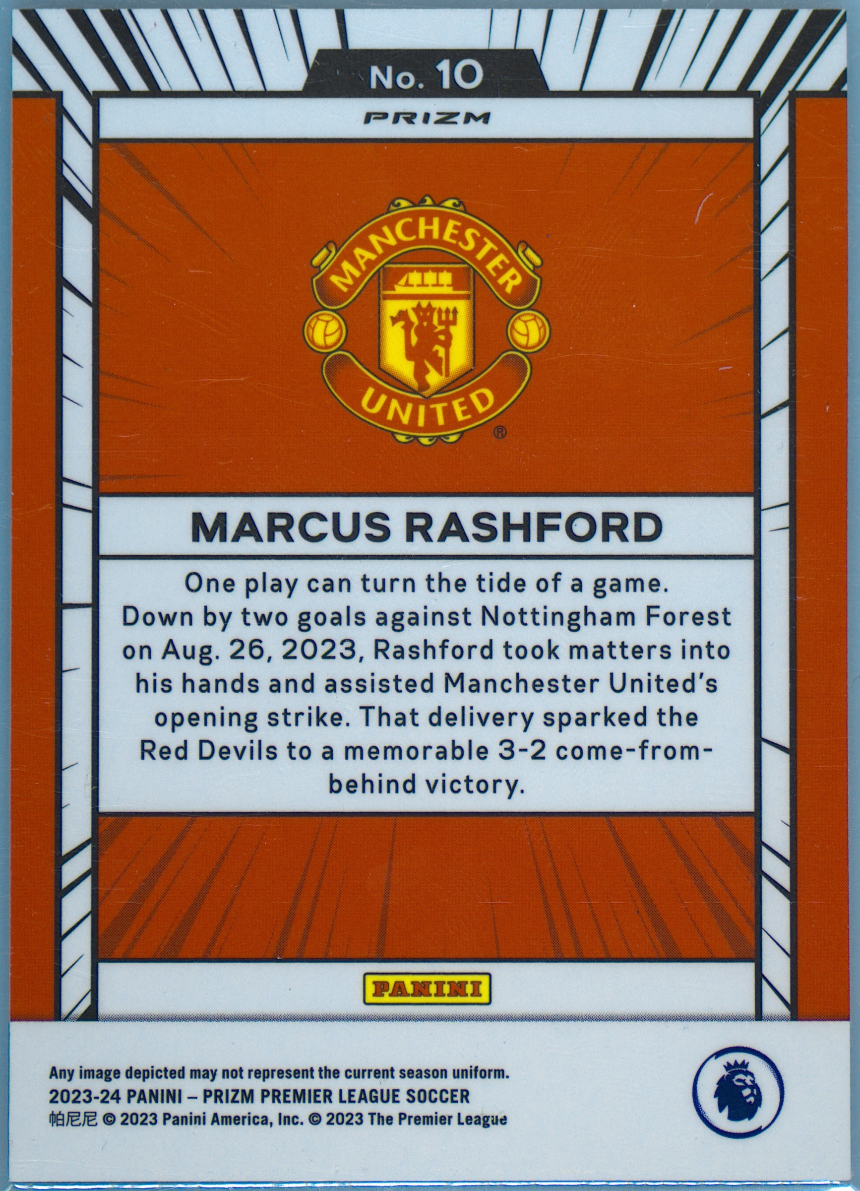 Panini Marcus Rashford PSA 10 125枚限定カード Marcus Rashford #12 Prices | 2020 Panini Prizm Premier League